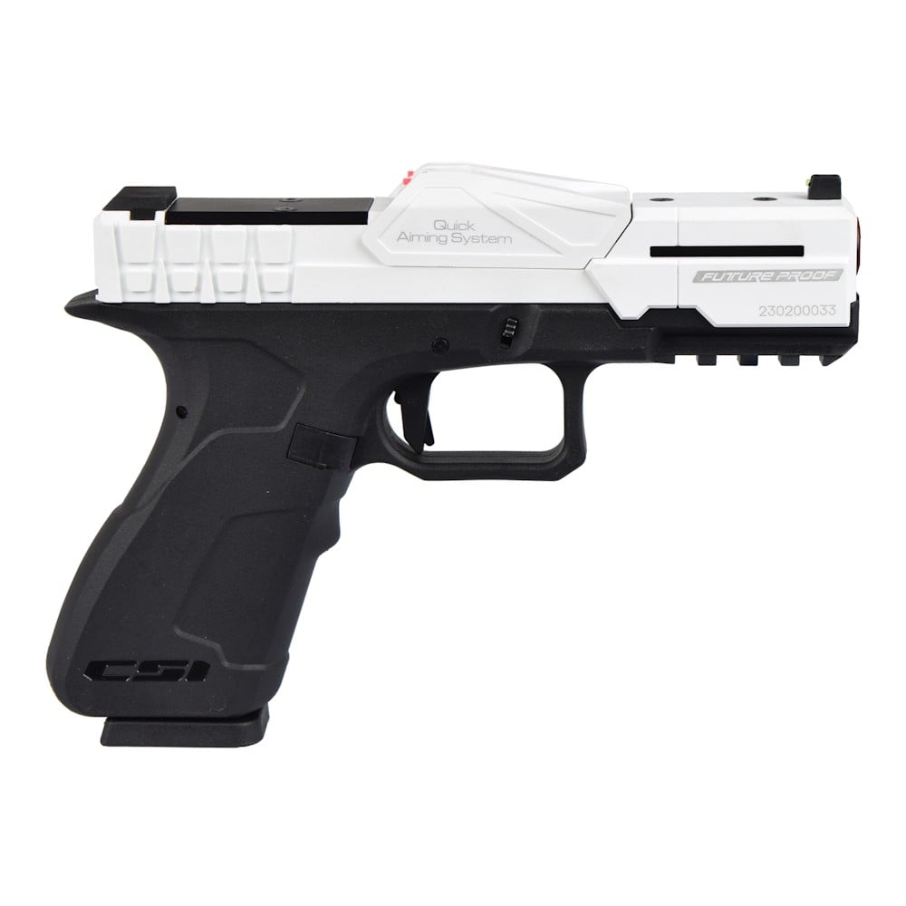 Pistola a gas CSI Powered by Poseidon bianca