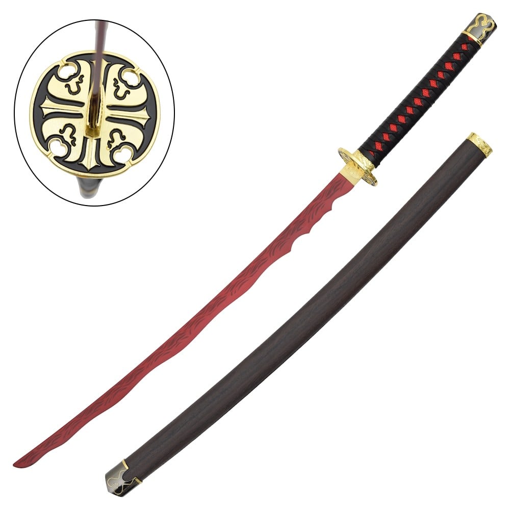 Katana ornamentale ispirata alla Katana Rivers of Bloods serie Elden Ring