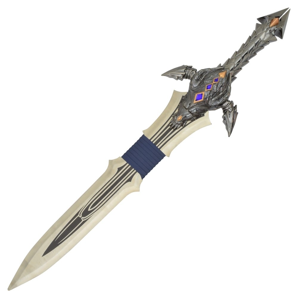 Spada ornamentale ispirata ad Anduin Lothar di World of Warcraft