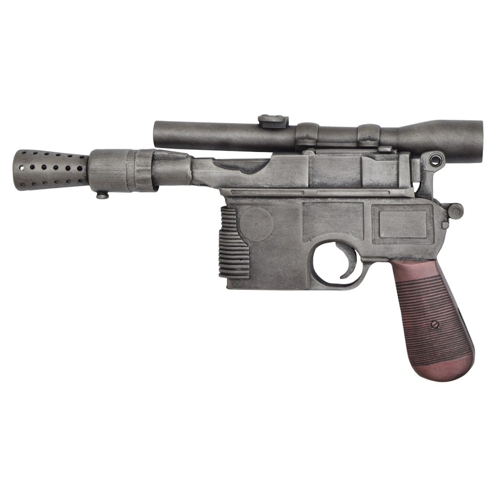 Pistola ornamentale ispirata alla pistola laser di Han Solo