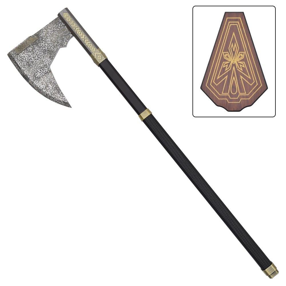 Ascia ornamentale barbuta ispirata a Gimli - Il Signore degli Anelli