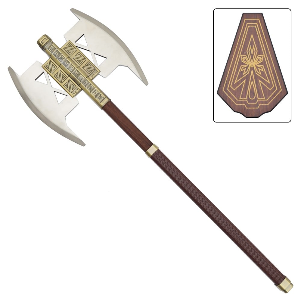 Ascia ornamentale ispirata a Gimli de Il Signore degli Anelli