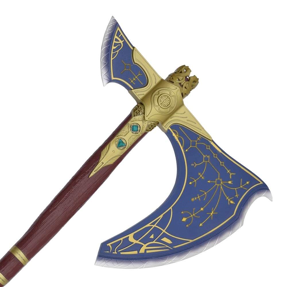 Ascia ornamentale ispirata alla Leviathan Axe di Kratos