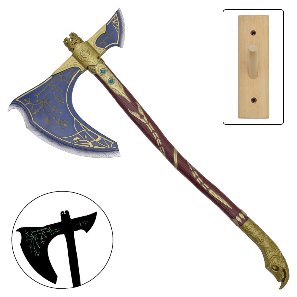 Ascia ornamentale ispirata alla Leviathan Axe di Kratos