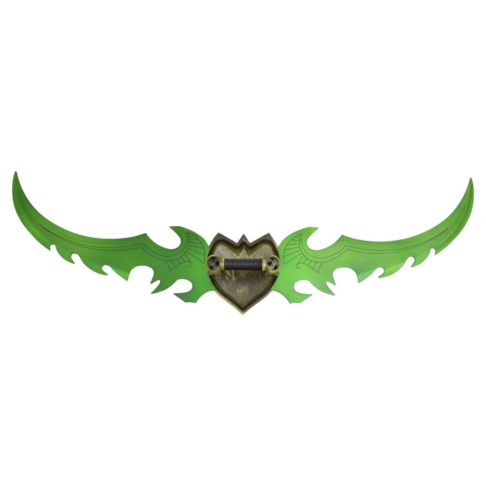 Lama ornamentale ispirata al Warglaive di Azzinoth di World of Warcraft