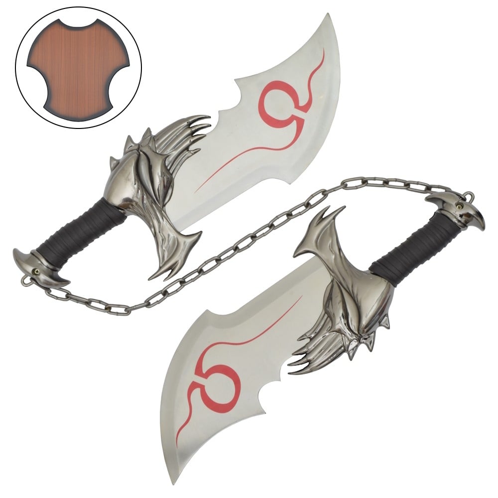 Pugnali ornamentali ispirati alle Blades of Chaos di Kratos
