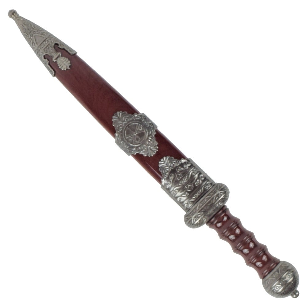 Pugnale ornamentale legno/argento di SCK