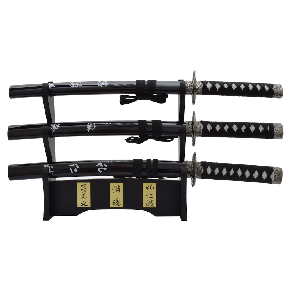 Set ornamentale Tanto 3 pezzi ispirato a L'Ultimo Samurai con stand