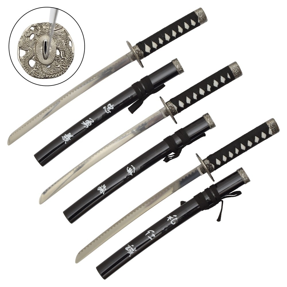 Set ornamentale Tanto 3 pezzi ispirato a L'Ultimo Samurai con stand