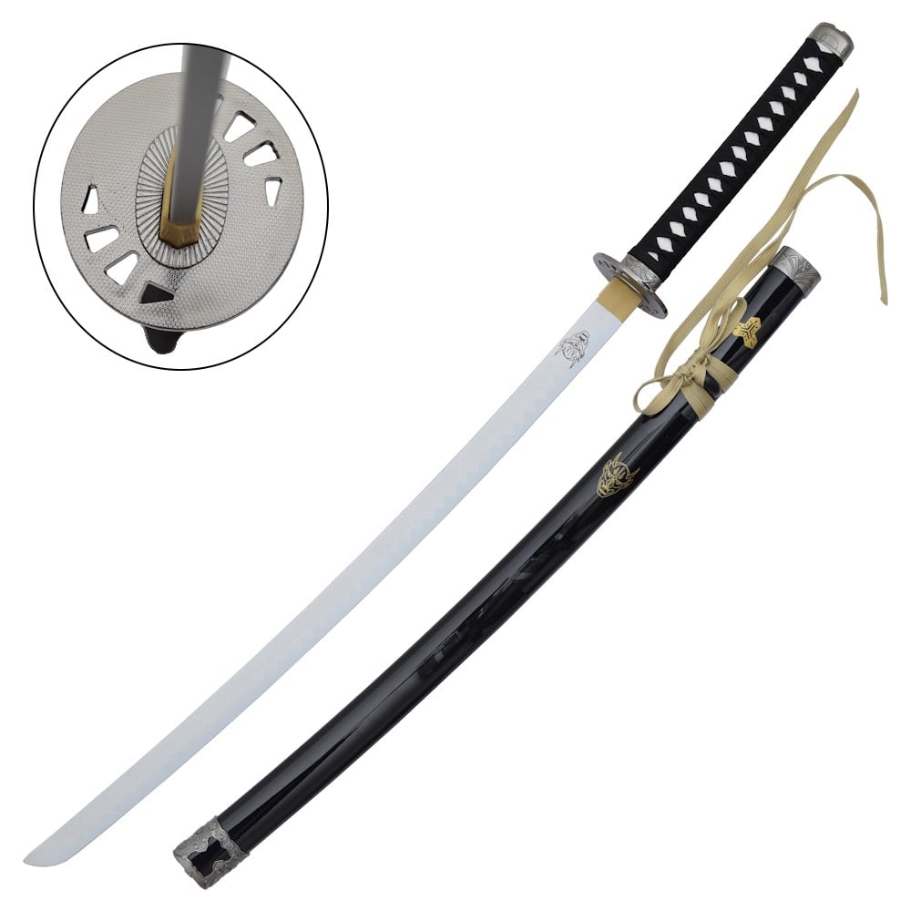 Katana ornamentale ispirata a Kill Bill con lama in bamboo
