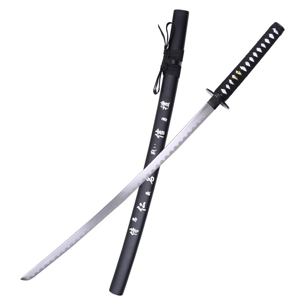 Katana ornamentale nera