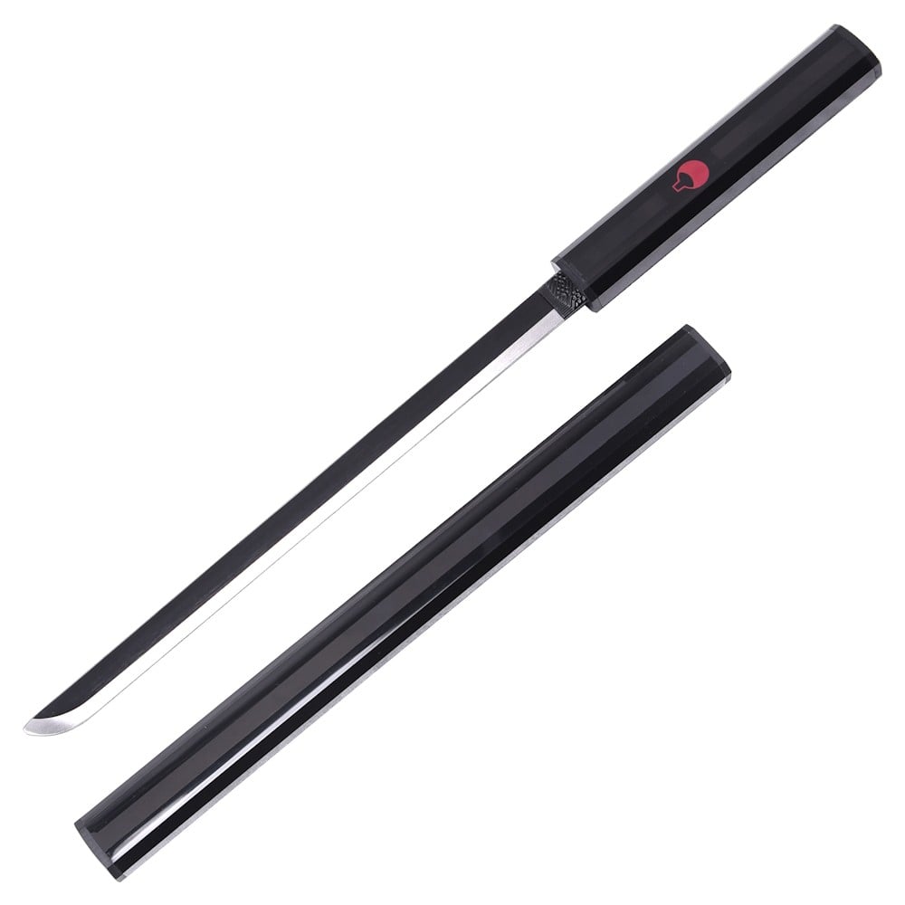 Mini Katana ornamentale di Sasuke Uchiha con stand (Naruto)