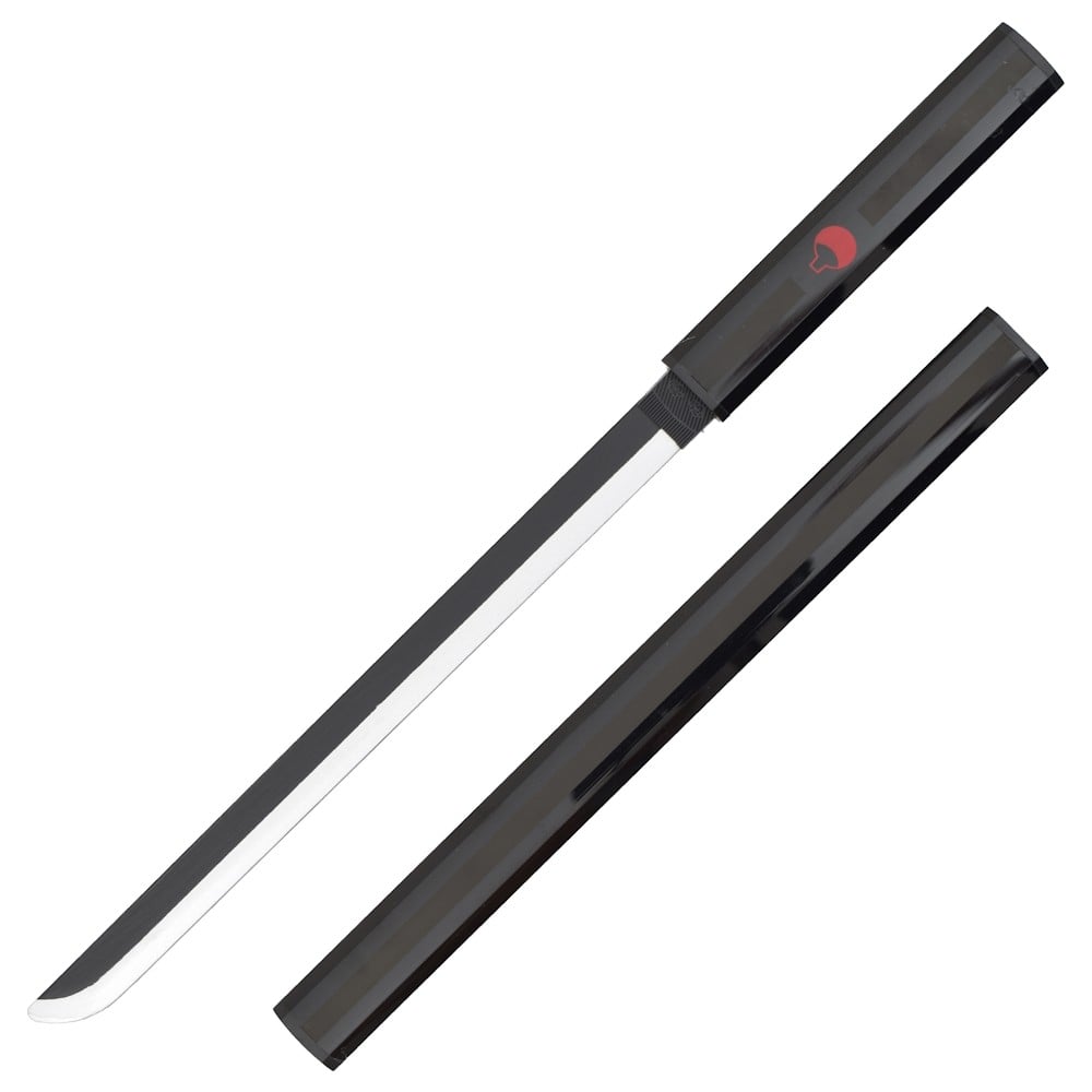 Mini Katana ornamentale di Sasuke Uchiha (Naruto) con stand