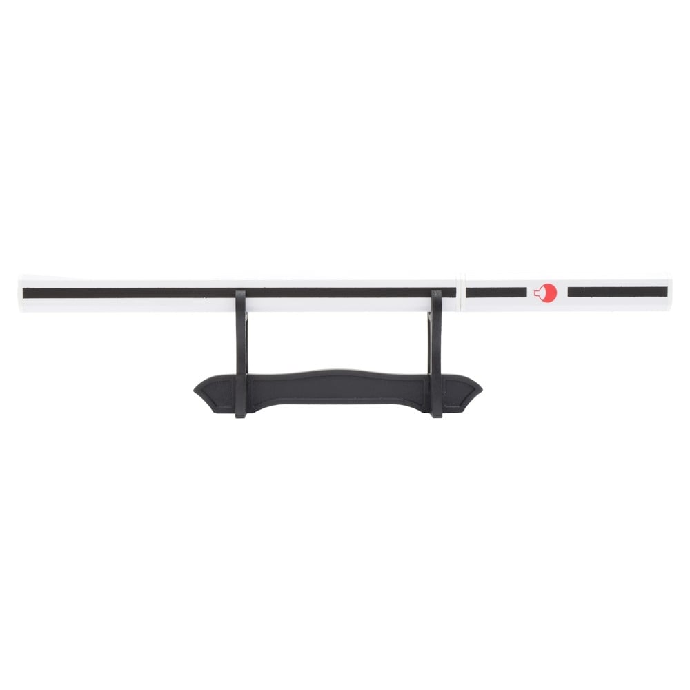 Mini Katana ornamentale ispirata a Sasuke Uchiha (Naruto) con stand