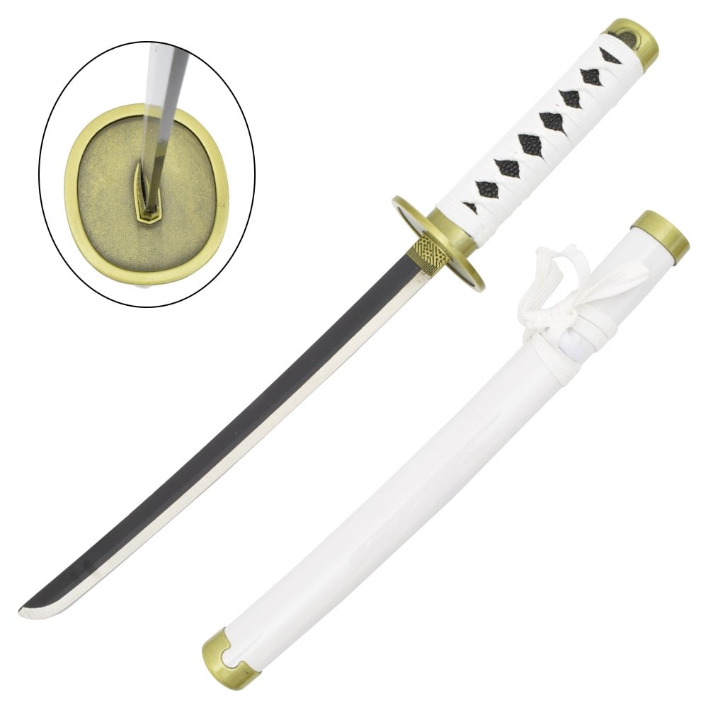 Mini Katana ornamentale Wado Ichimonji di Roronoa Zoro con stand