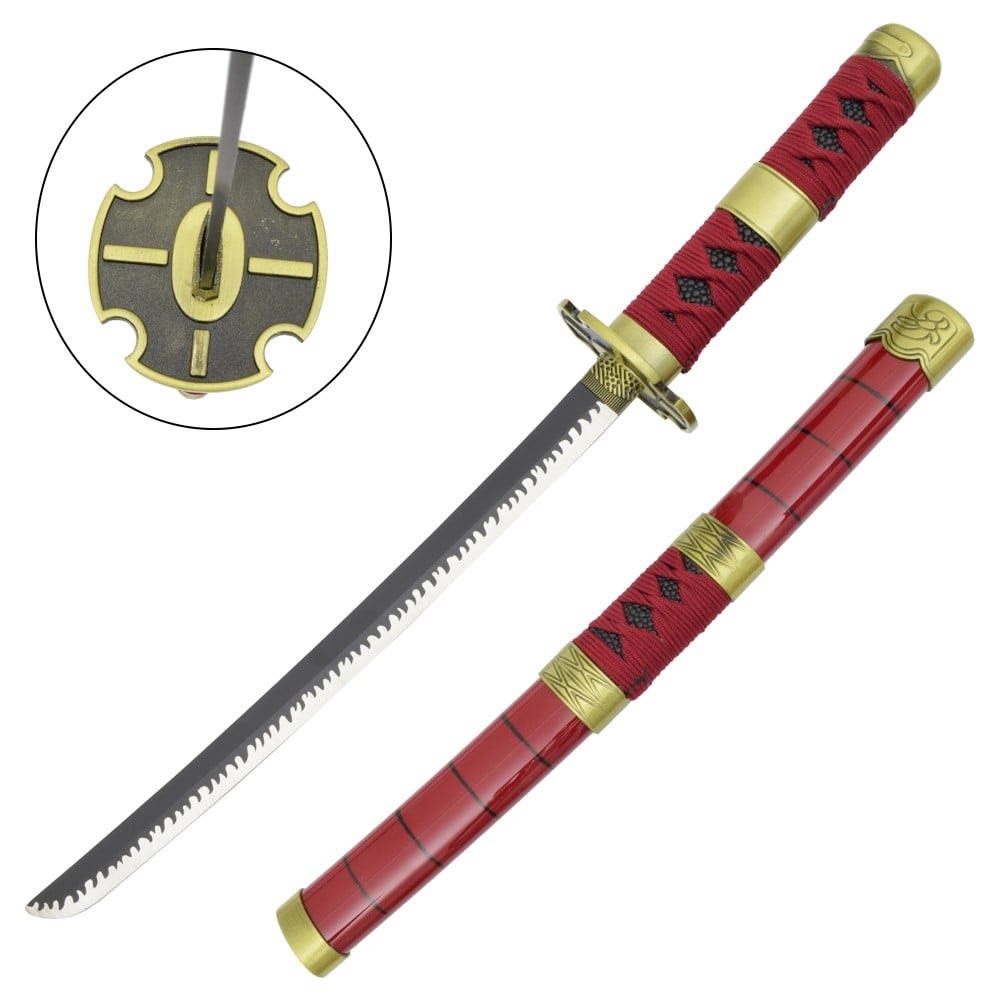 Mini Katana Sandai Kitetsu di Roronoa Zoro (One Piece)