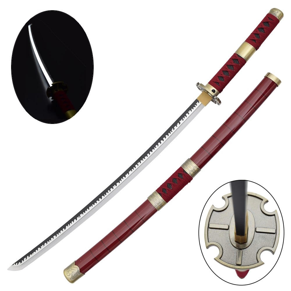 Katana ornamentale Sandai Kitetsu di Roronoa Zoro con LED