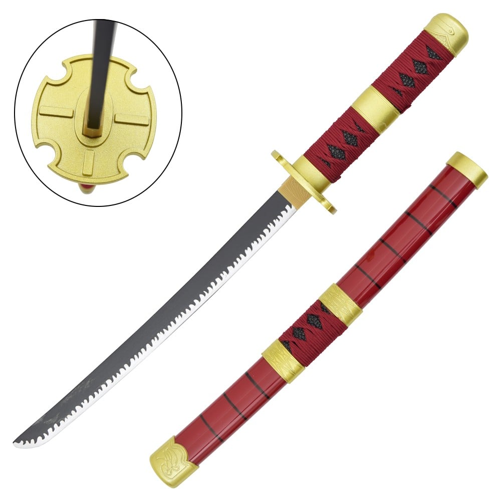 Mini Katana Sandai Kitetsu di Roronoa Zoro (One Piece) in bamboo