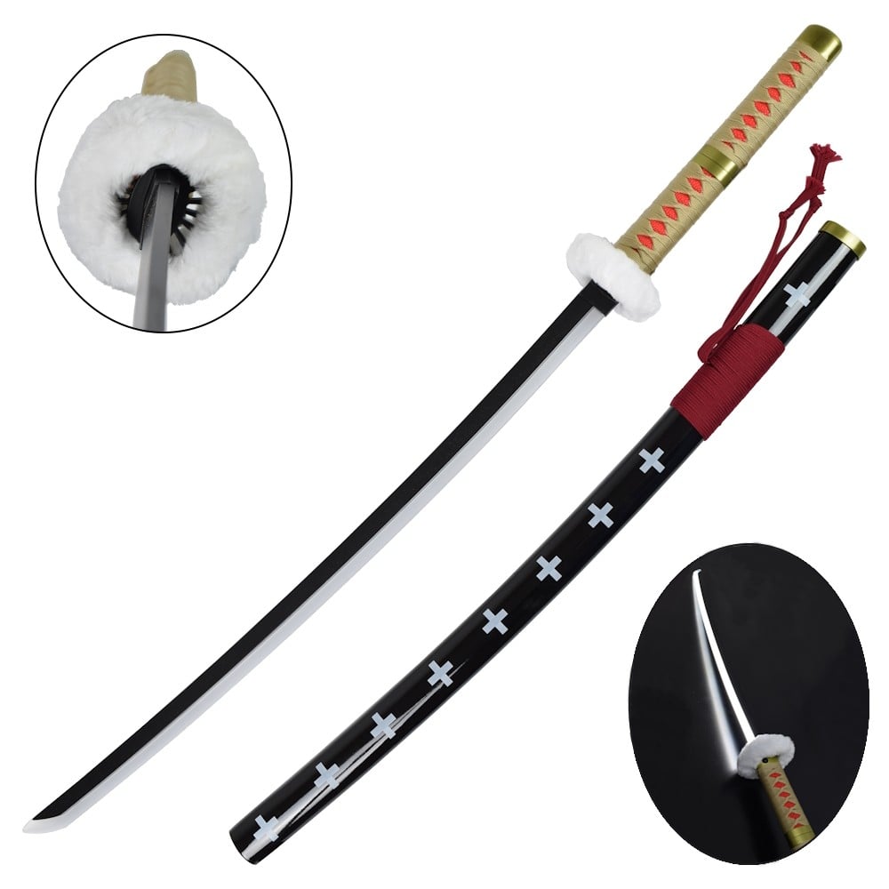 Katana ornamentale con LED ispirata a Trafalgar Law di One Piece