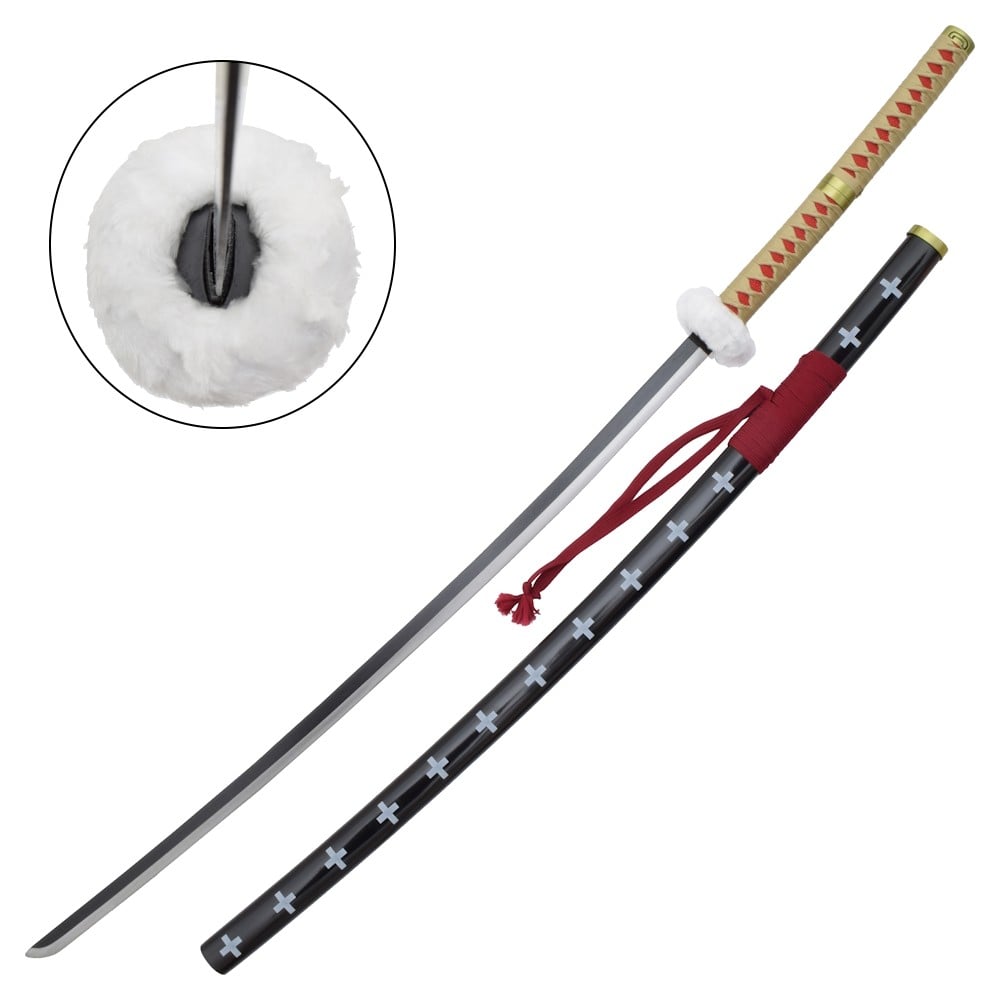 Katana ornamentale Nodachi ispirata a Trafalgar Law di One Piece