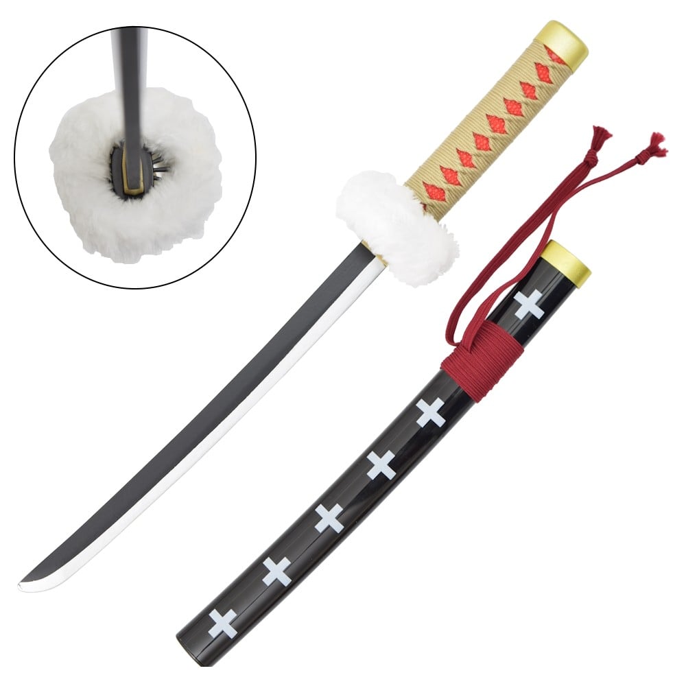 Mini Katana ornamentale di Trafalgar Law - One Piece con stand