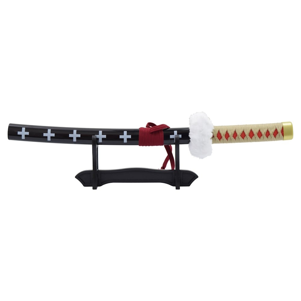 Mini Katana ornamentale di Trafalgar Law - One Piece con stand