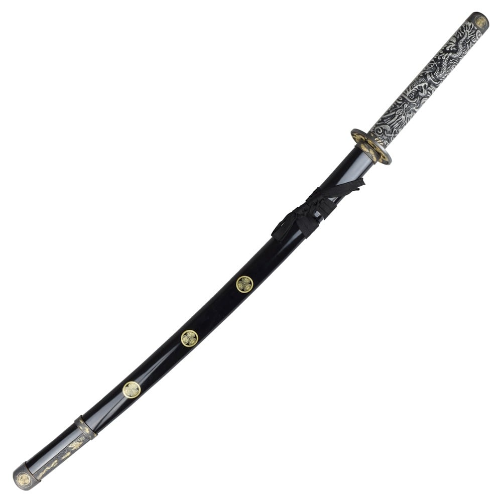 Katana ornamentale nera