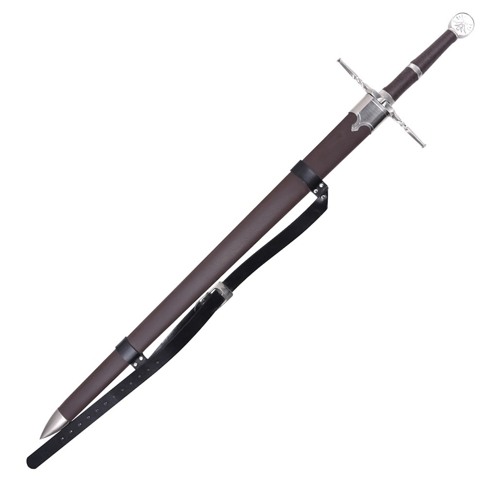Spada fantasy ornamentale ispirata alla Serpentine Steel Sword di Geralt di Rivia (The Witcher 3)