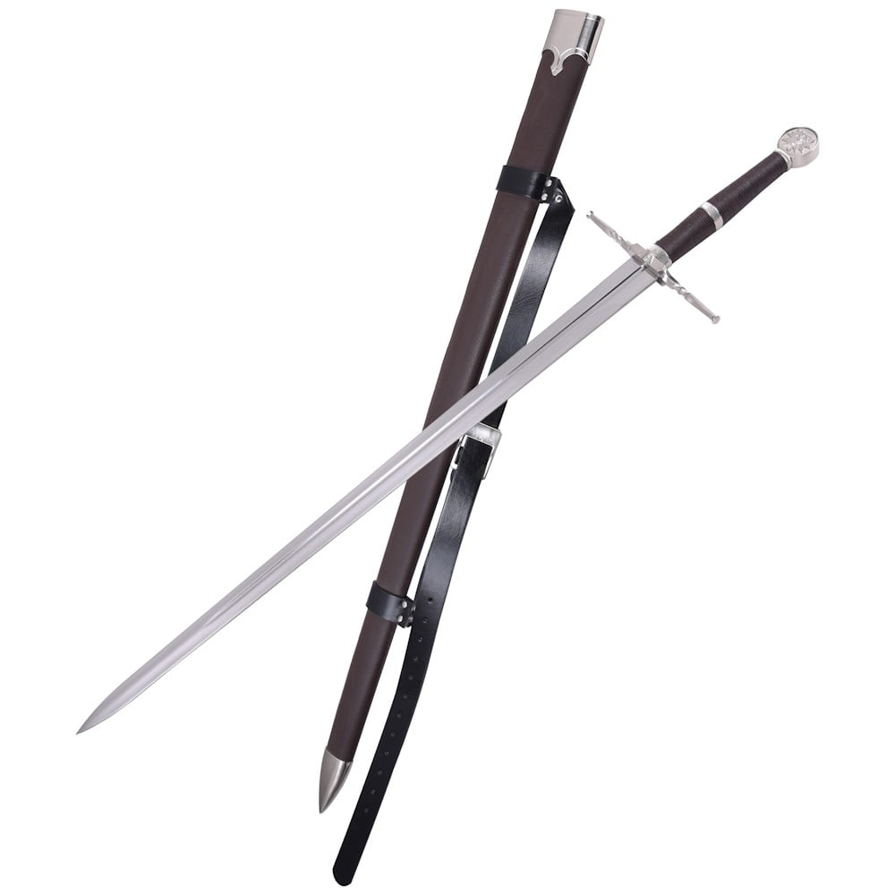 Spada fantasy ornamentale ispirata alla Serpentine Steel Sword di Geralt di Rivia (The Witcher 3)