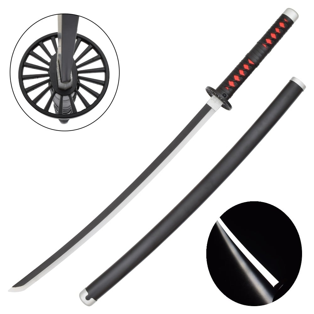 Katana ornamentale LED ispirata a Tanjiro Kamado (Demon Slayer)