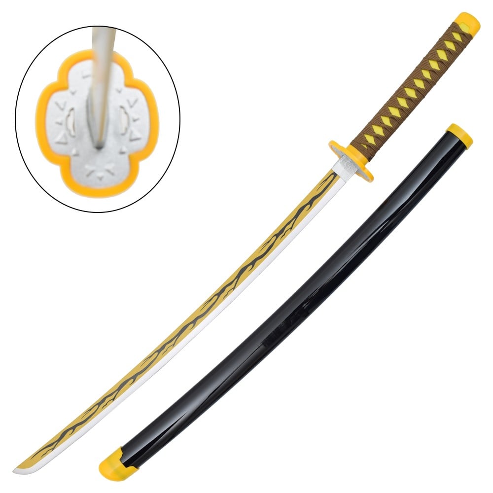 Katana ornamentale ispirata alla spada di Kaigaku di Demon Slayer