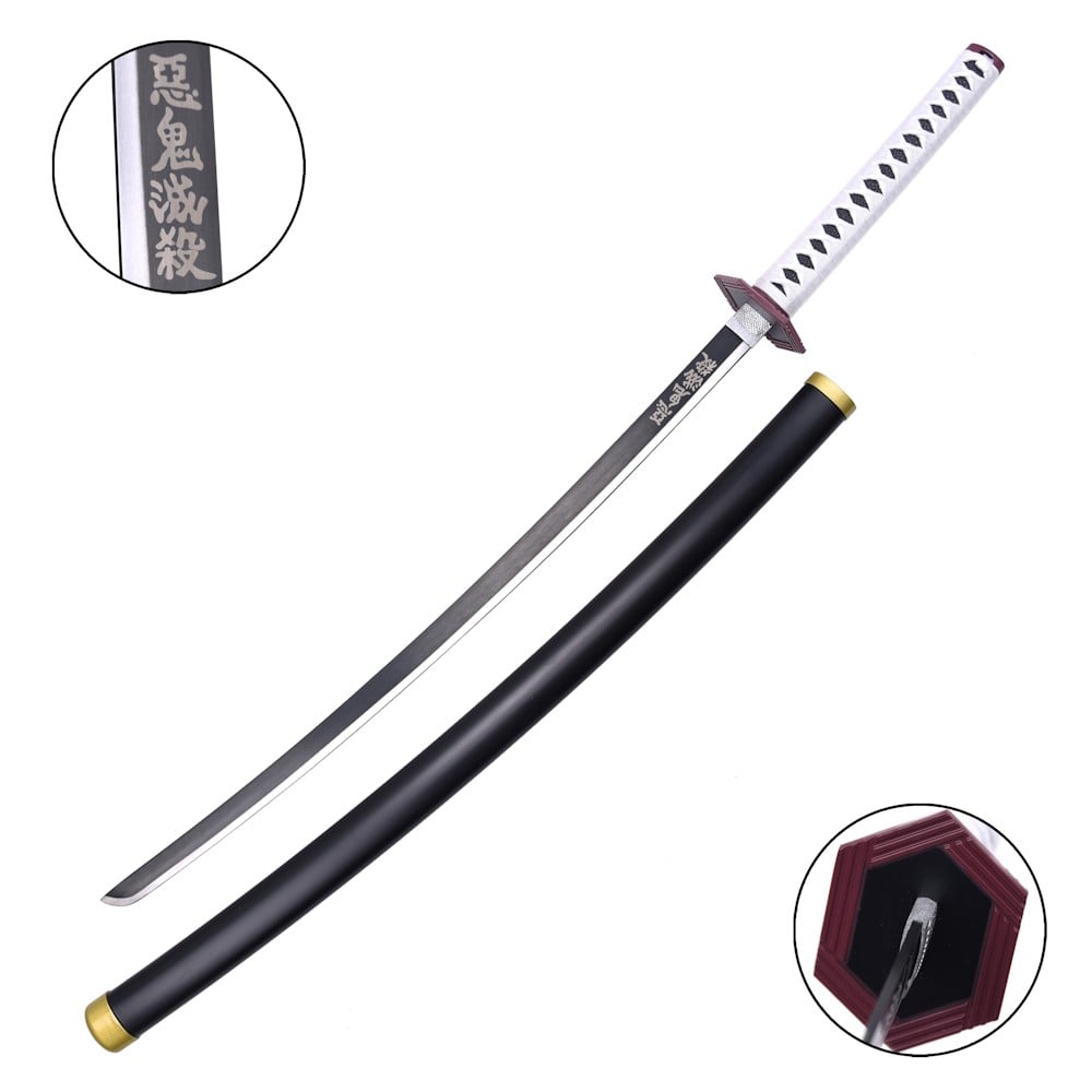 Katana ornamentale ispirata a Giyu Tomioka di Demon Slayer