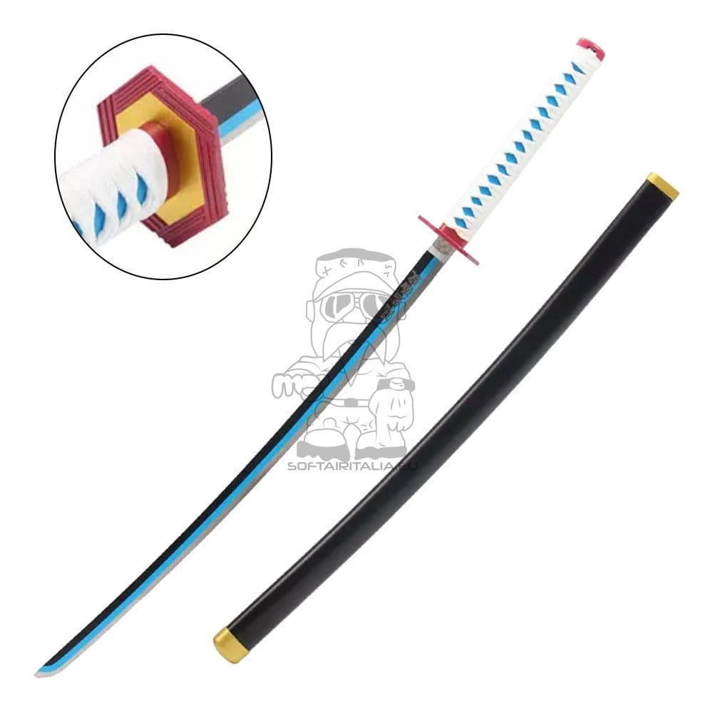 Katana ornamentale ispirata a Giyu Tomioka di Demon Slayer