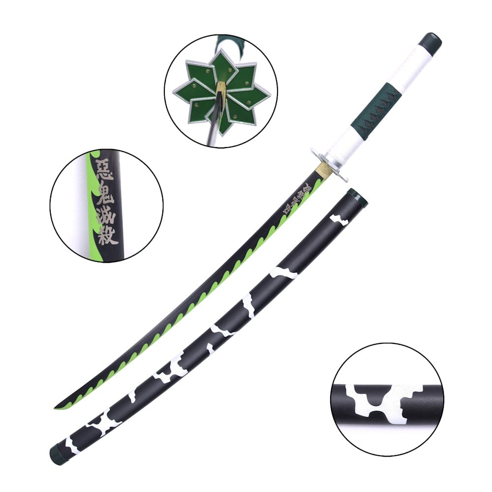 Katana ornamentale ispirata a Sanemi Shinazugawa di Kimetsu no Yaiba