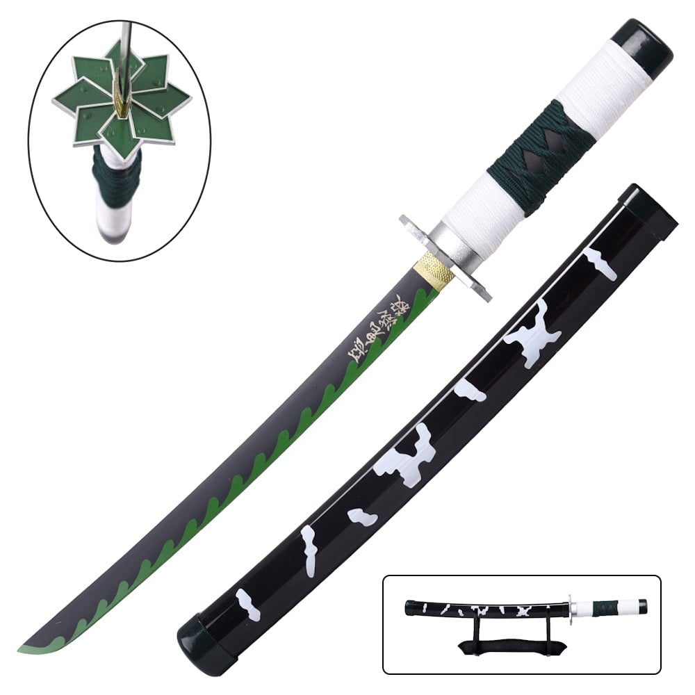 Tanto ornamentale ispirato a Sanemi Shinazugawa (Demon Slayer)