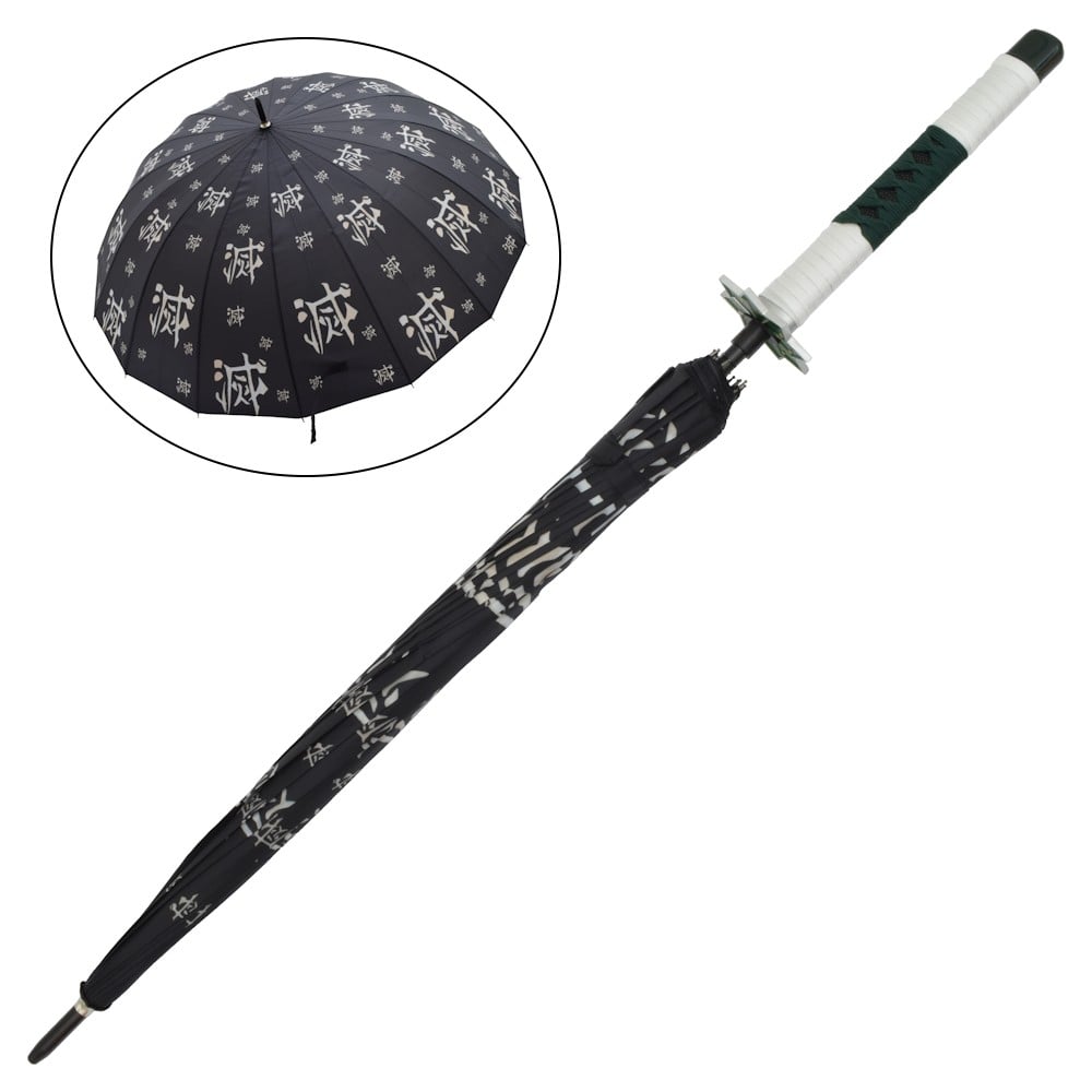 Ombrello Katana ispirato a Sanemi Shinazugawa di Kimetsu no Yaiba