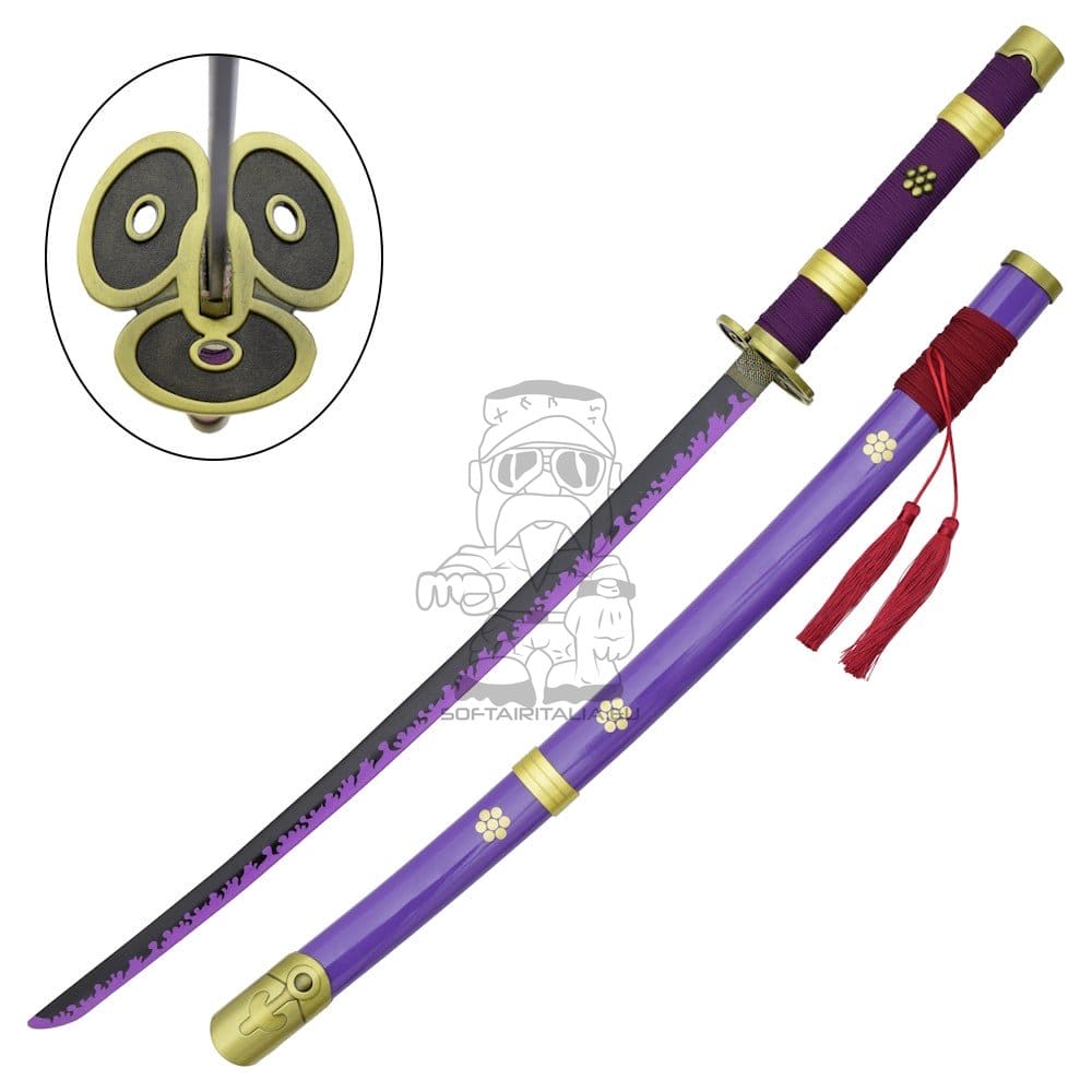 Katana ornamentale ispirata alla spada Enma di Zoro (One Piece)