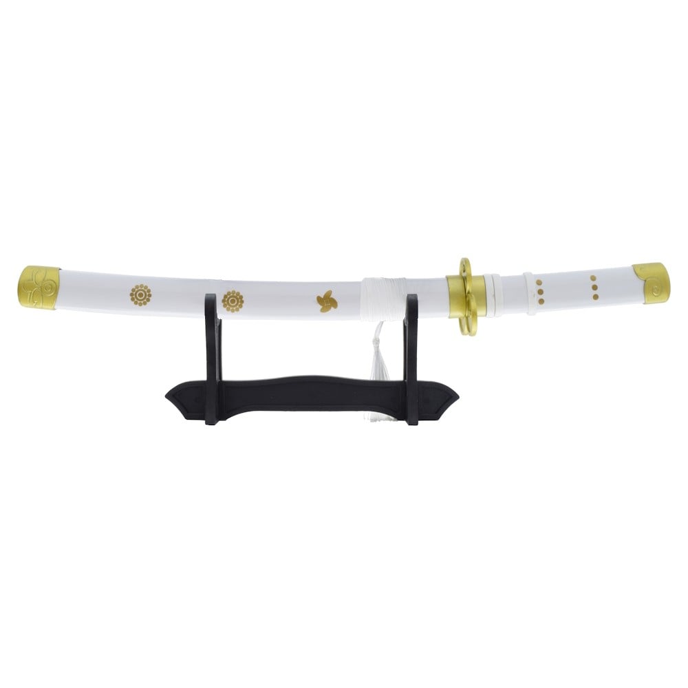 Mini Katana ornamentale Enma di Zoro serie One Piece con stand