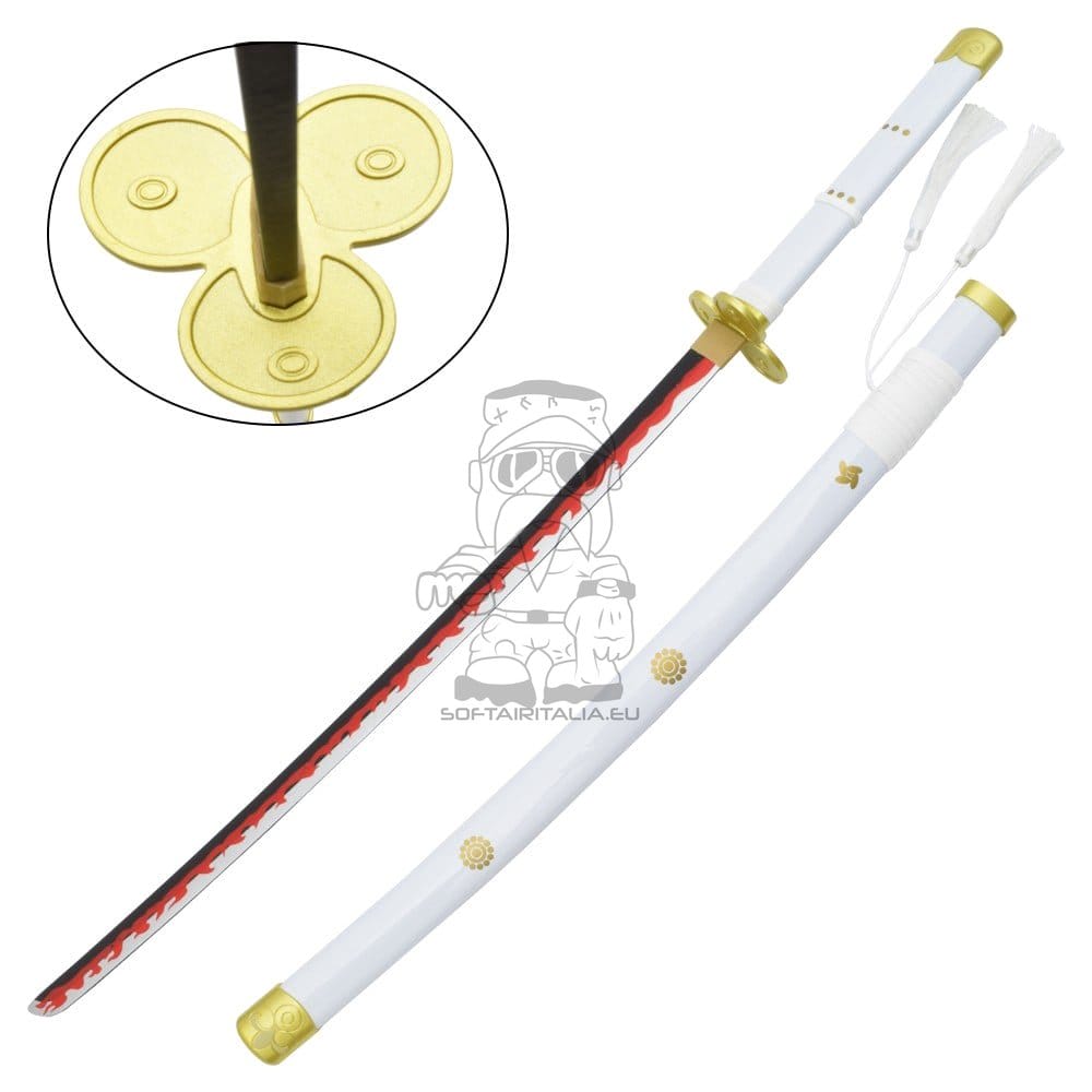 Katana ornamentale Enma di Zoro (One Piece) con lama in bamboo
