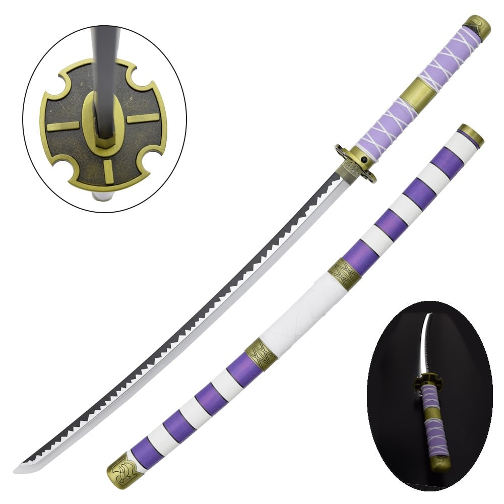 Katana Nidai Kitetsu di Monkey D. Luffy con LED