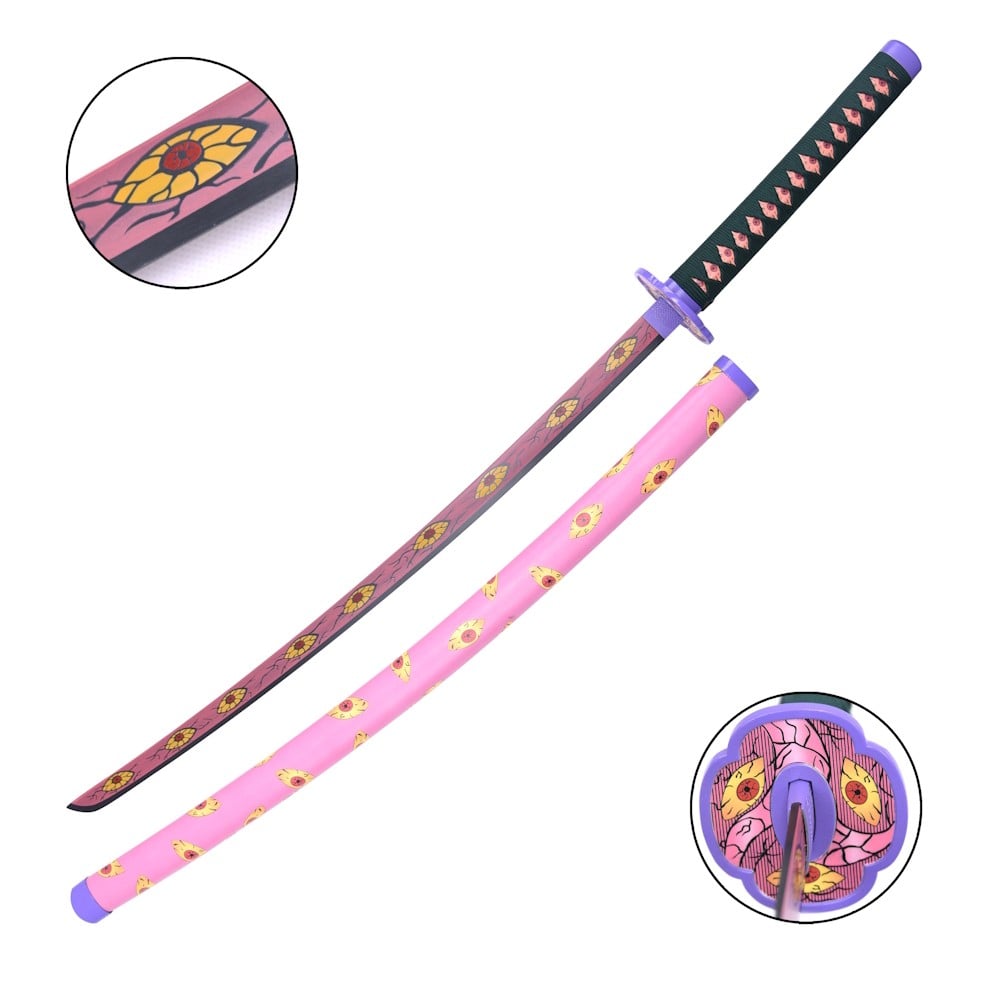 Katana ornamentale ispirata a Kokushibo / Tsugikuni Michikatsu di Kimetsu no Yaiba
