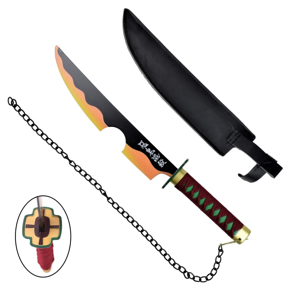 Mini spada ornamentale ispirata a Tengen Uzui - Demon Slayer
