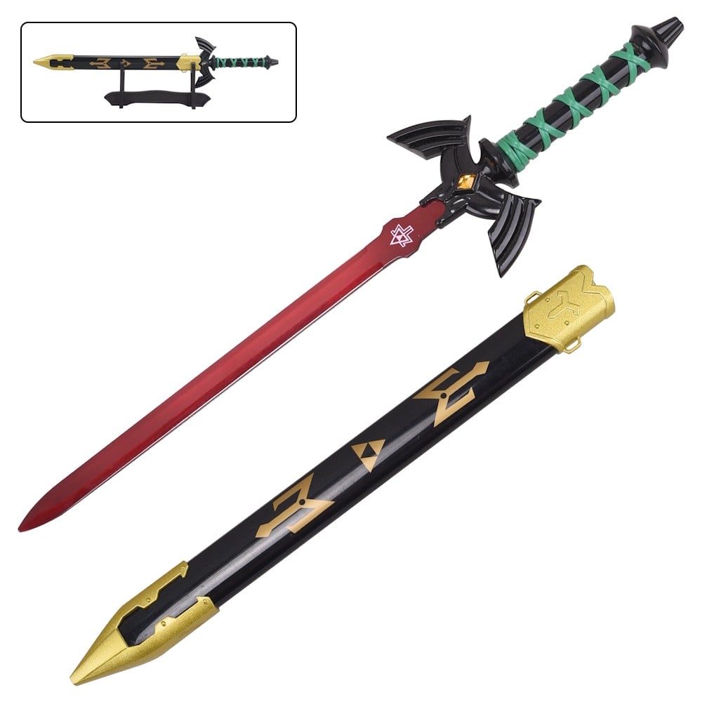 Mini spada ornamentale ispirata alla Red Master Sword di Link (Zelda)