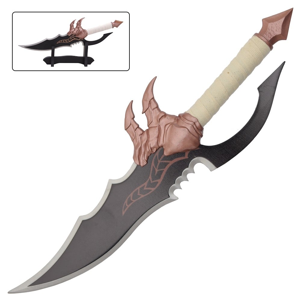 Pugnale ornamentale ispirato a Kasaka's Venom Fang di Sung Jinwoo (Solo Leveling)
