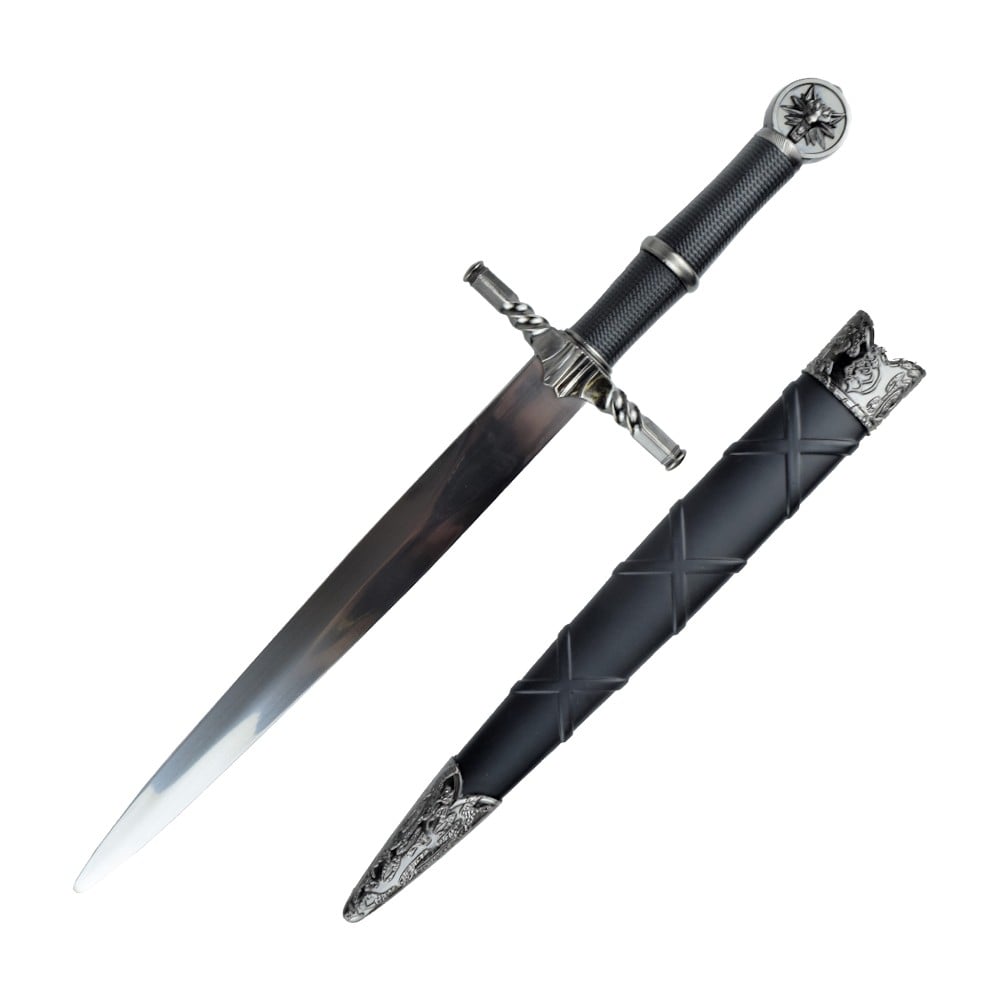 Pugnale fantasy ornamentale ispirato a Geralt di Rivia