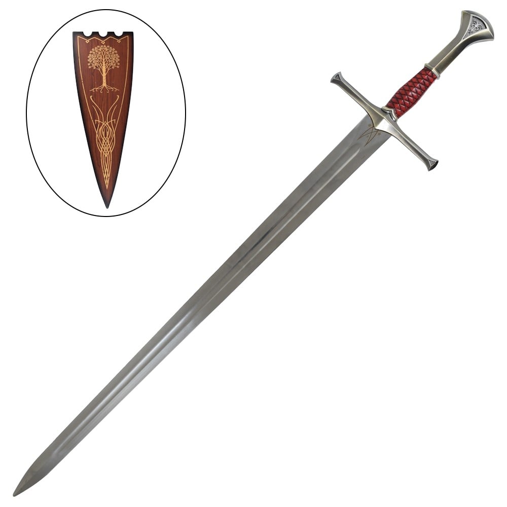 Spada ornamentale ispirata alla spada di Isildur serie Il Signore degli Anelli