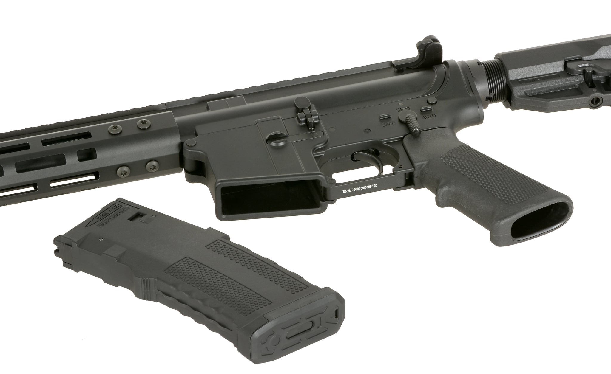 Replica AR-15 Carbine 13" GBB MWS nera di DOUBLE EAGLE