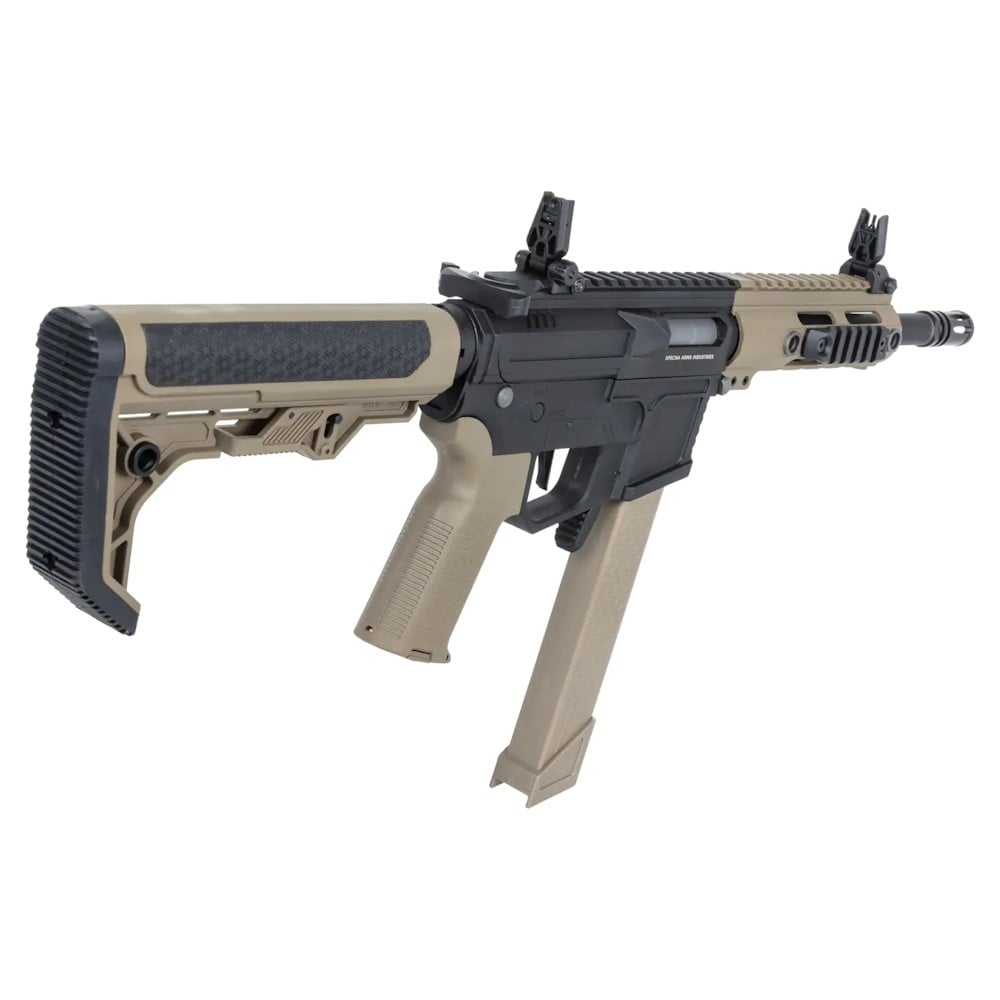 Fucile elettrico SA-FX01 Flex Light Ops Stock HAL ETU Gen.2 Half-Tan di SPECNA ARMS