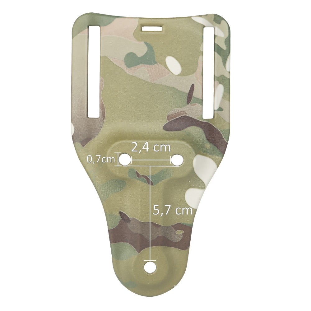 Adattatore corto da cintura per fondine Quick Pull Multicam di WOSPORT