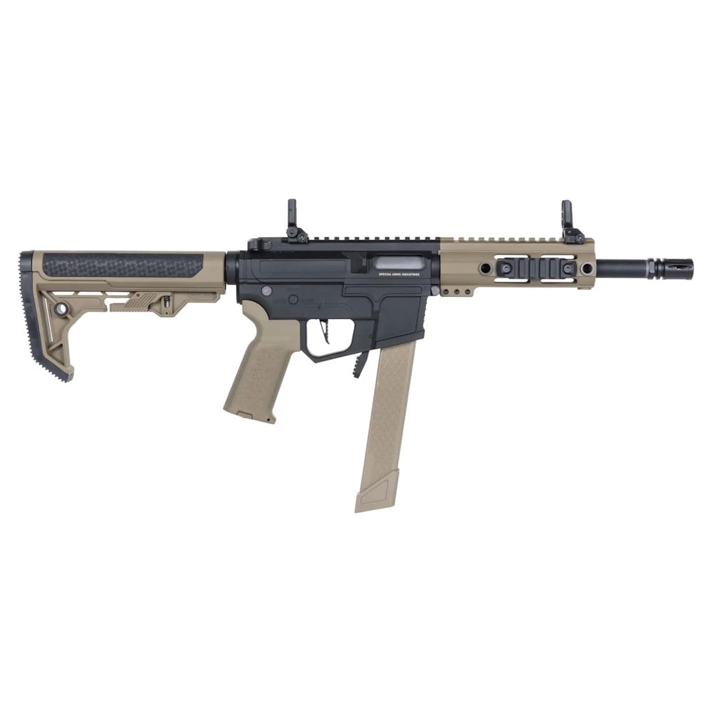Fucile elettrico SA-FX01 Flex Light Ops Stock HAL ETU Gen.2 Half-Tan di SPECNA ARMS